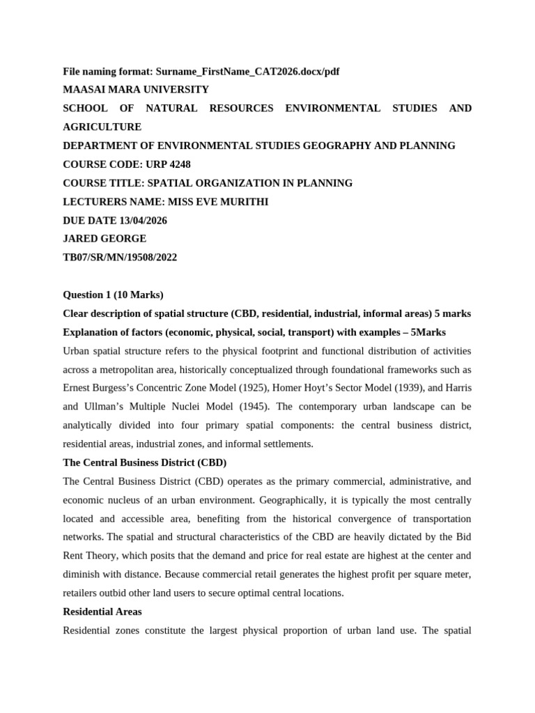 Comprehensive Analysis of Urban Spatial Structure and Geographic ...