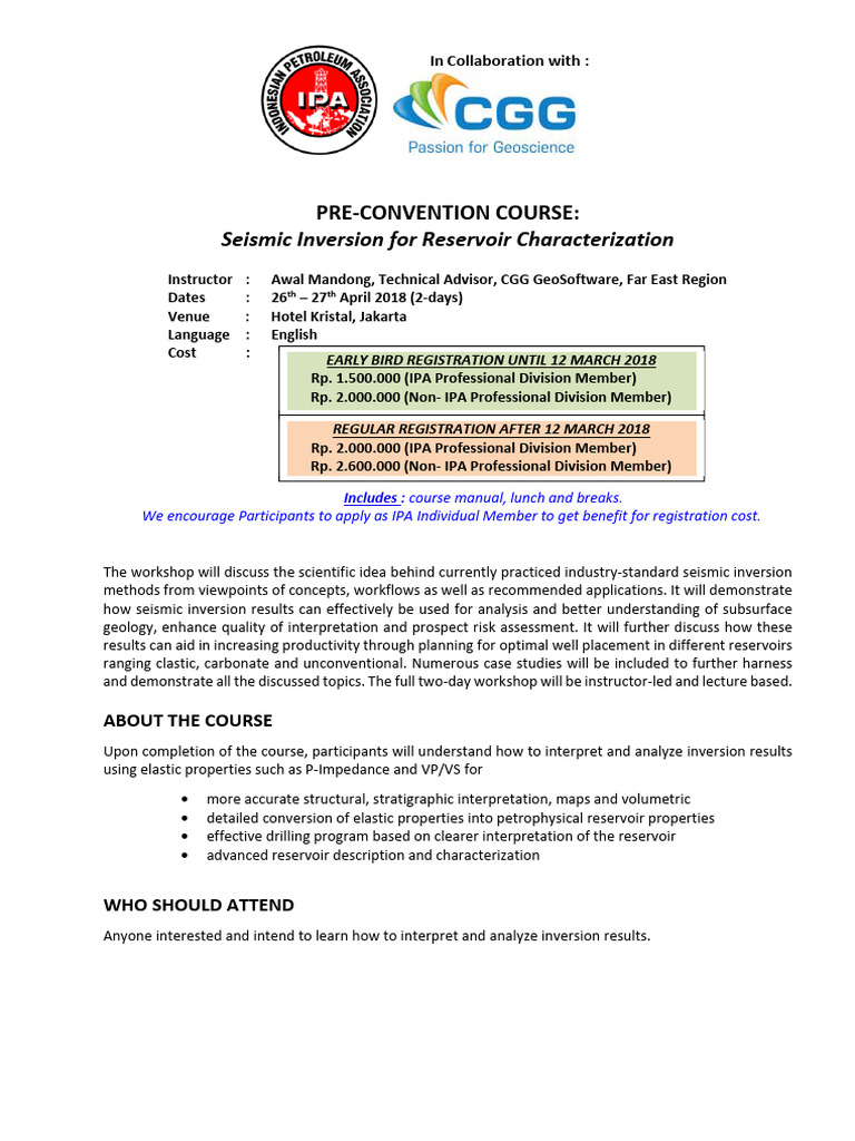 Seismic Inversion Course | PDF | Applied Mathematics