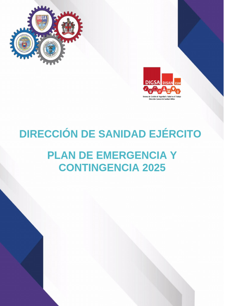 PLAN DE EMERGENCIAS Y CONTINGENCIAS 2025 | PDF | Seguridad y salud ...