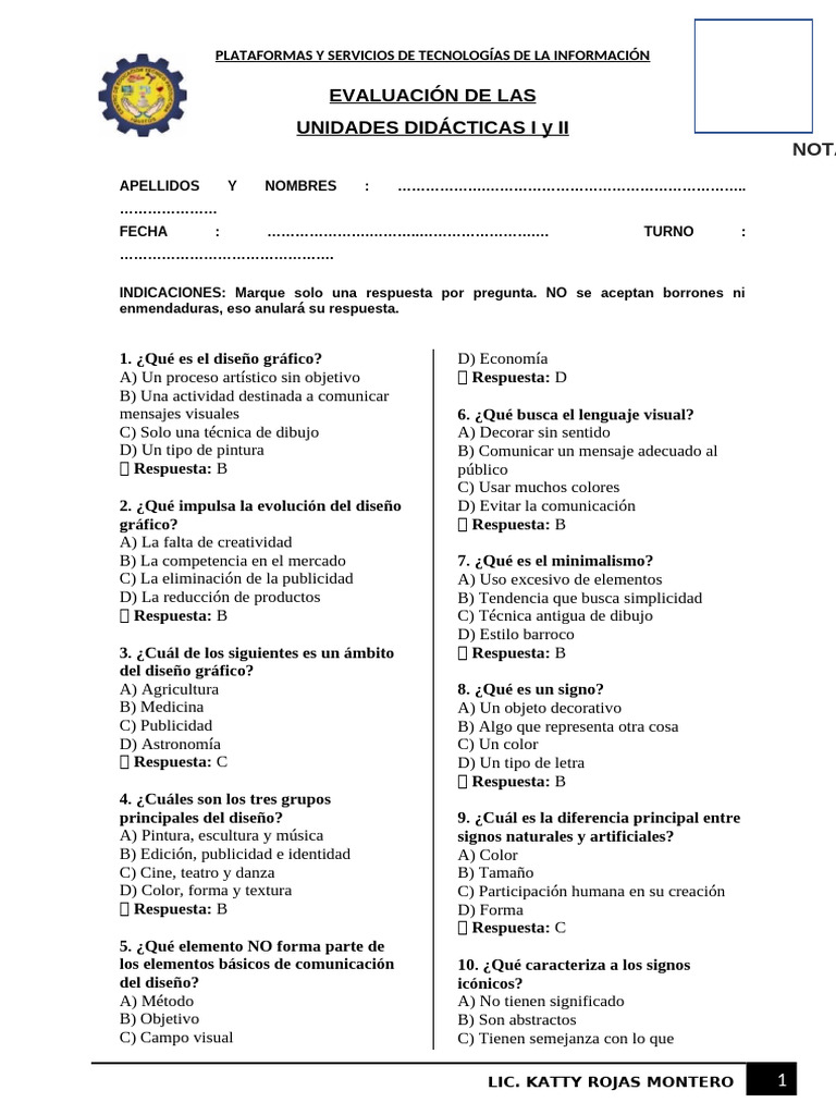 Exapar Ud-I y II 2026-I Original | PDF | Color | Ligero