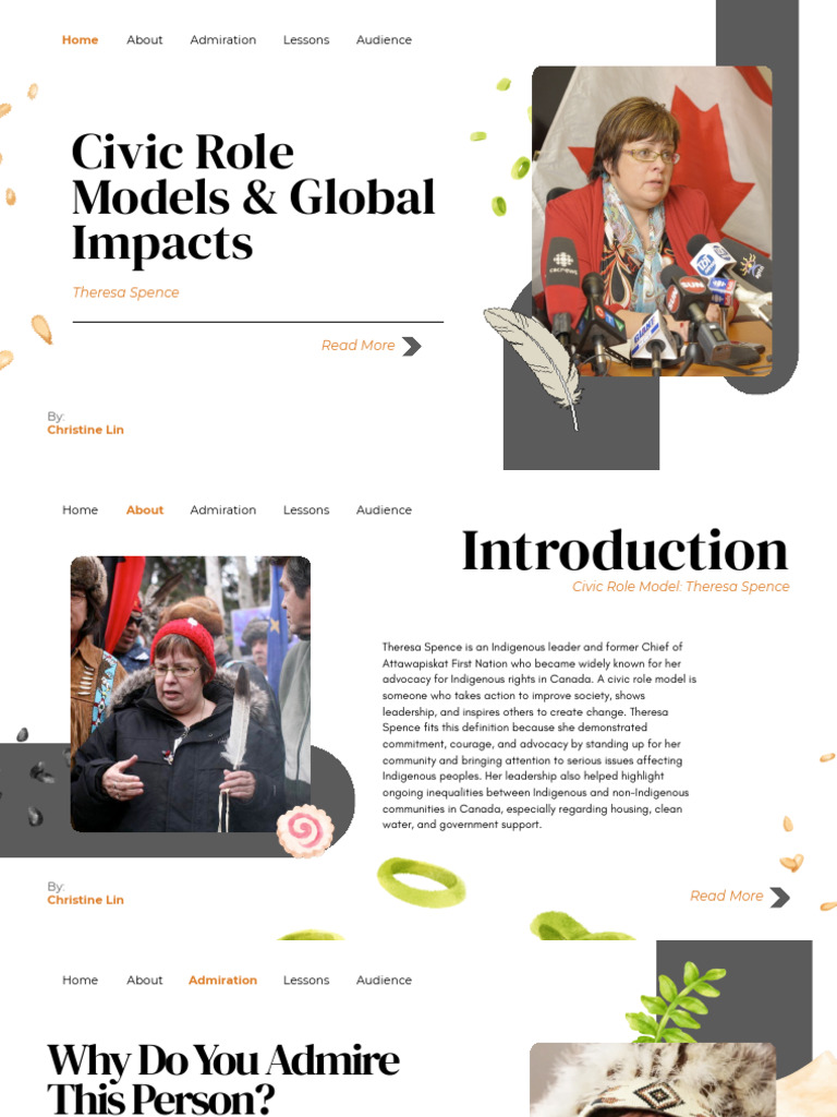 Christine Lin - Civic Role Models & Global Impacts | PDF