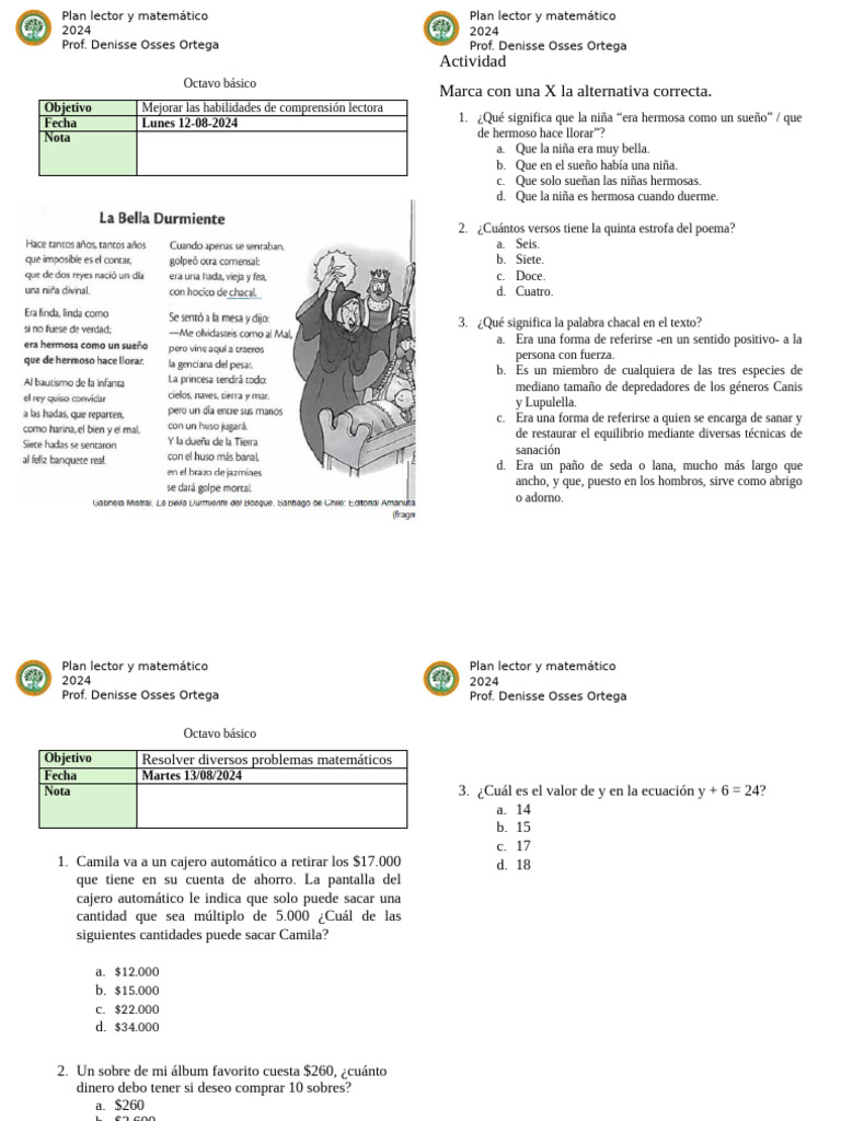 8° básico | PDF