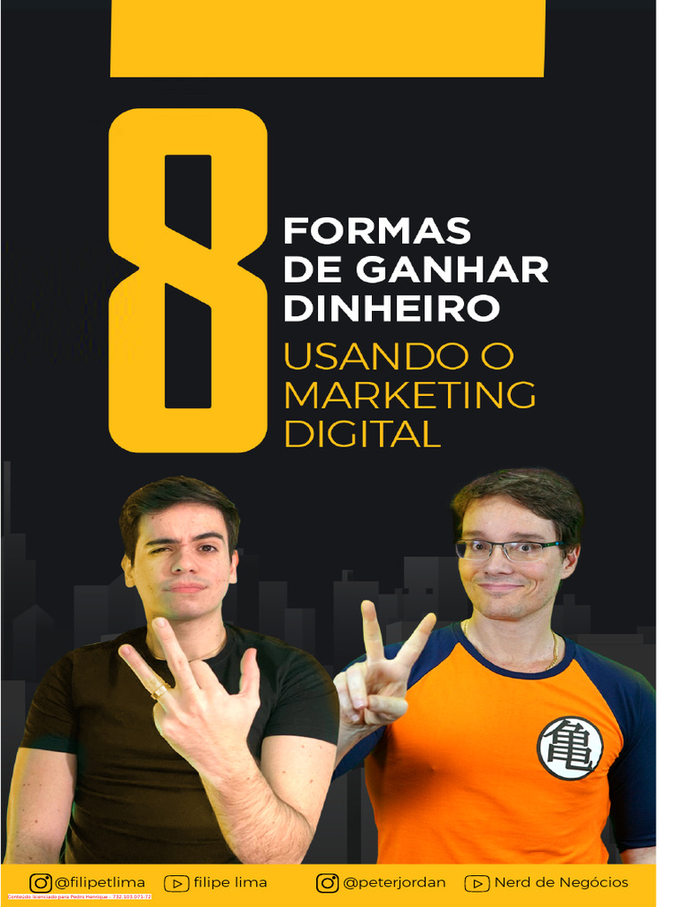 8 Formas de Ganhar Dinheiro Usando Marketing | PDF | Redes sociais ...