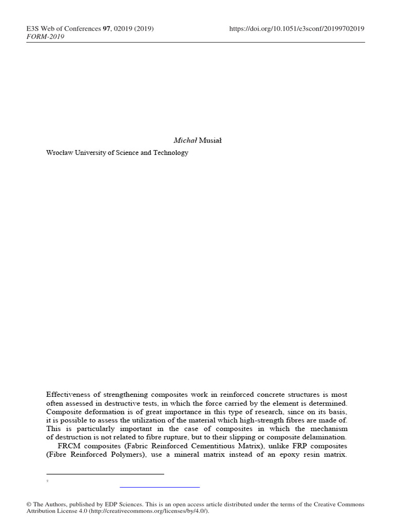 Practical Use of Distributed Fibre Optic Sensors i | PDF | Composite ...