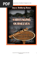 Sabotaging Ourselves: Roadblocks To Happily Ever After: All Right Reserved