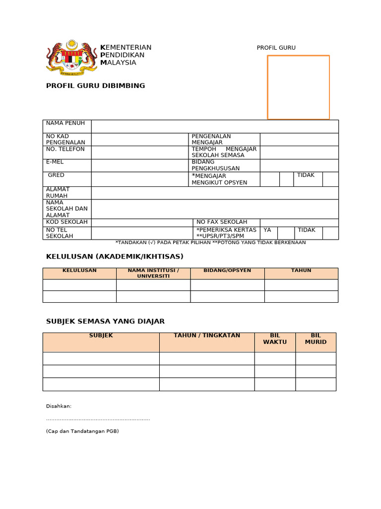 Template Profile Guru 2026 | PDF