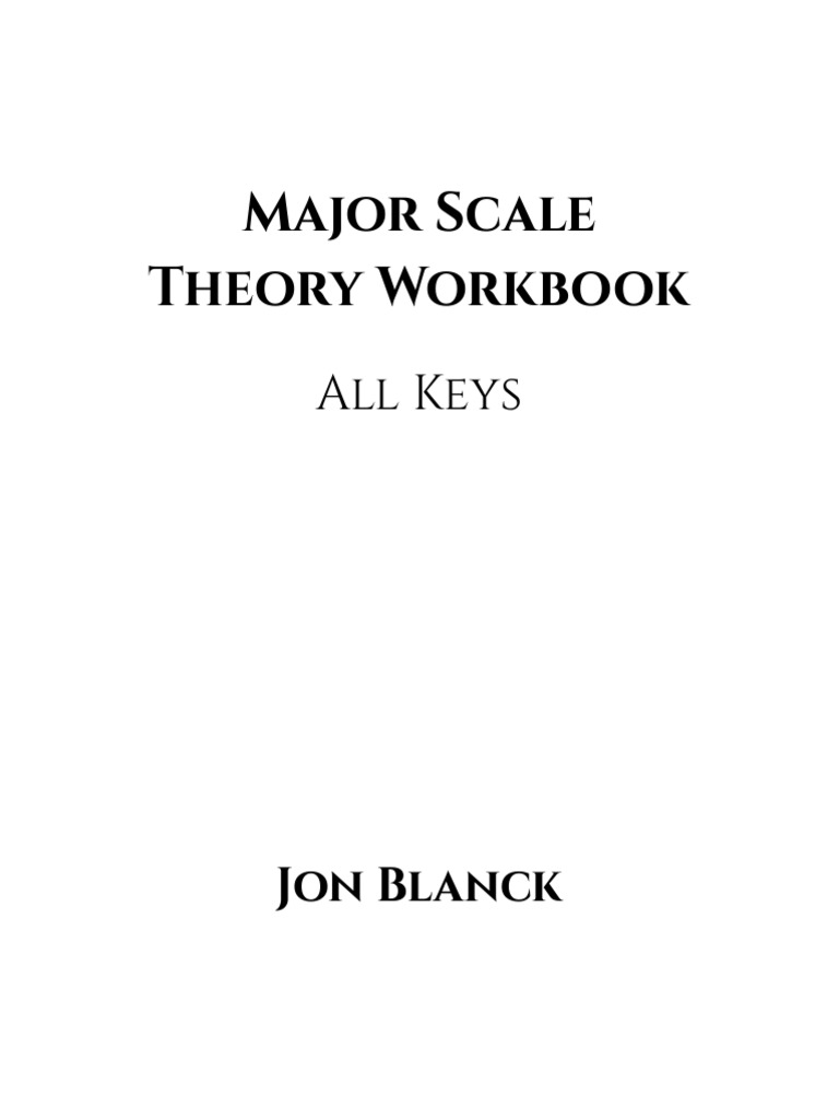 Major Scale Theory 03 - All Keys | PDF | Music Theory | Elements Of Music