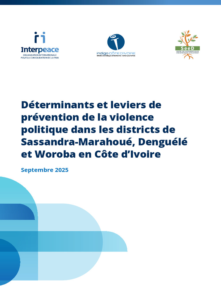 Rapport PREVEL RAP-SCORE_3 Districts_Final | PDF | Côte d'Ivoire | La ...