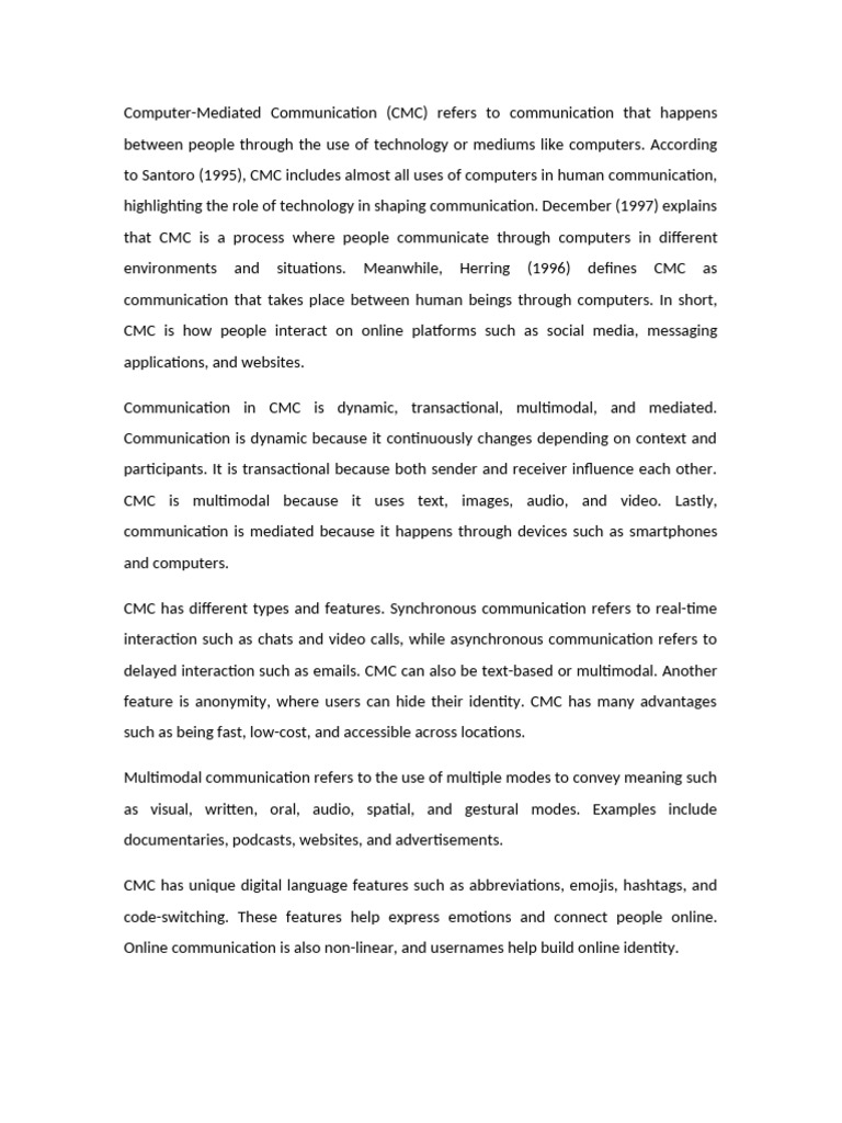 CMC Formatted | PDF