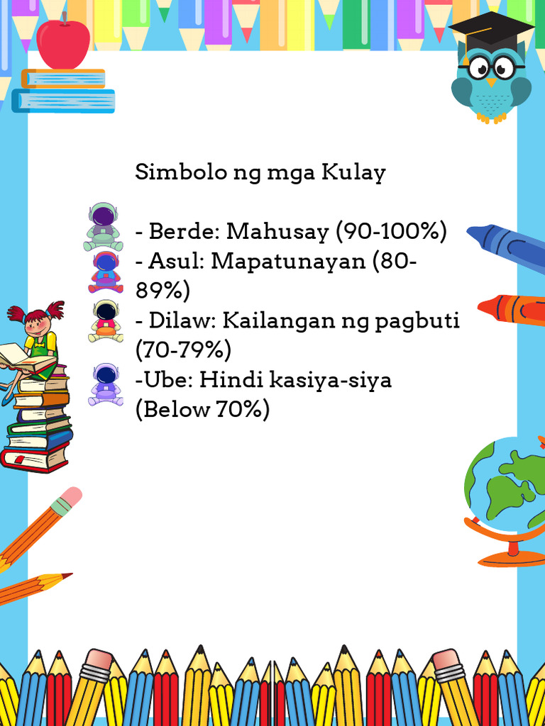 Blue Minimalist School Page Border | PDF