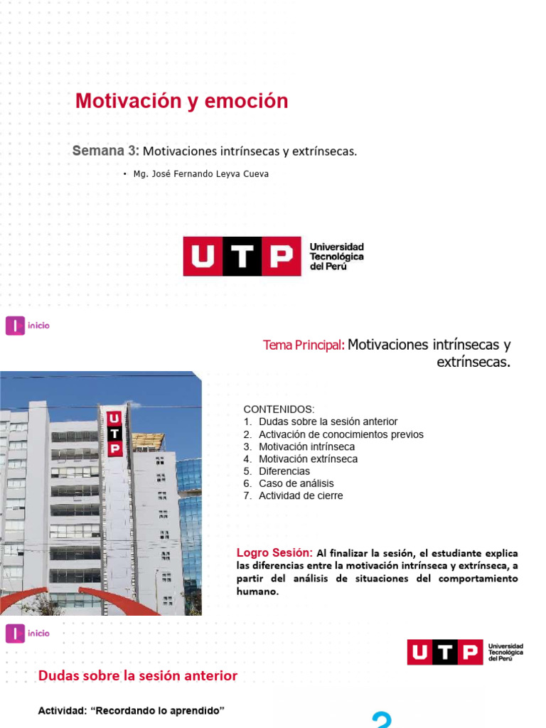 S03.s1 - Motivación intrínseca y extrínseca | PDF | Motivacional ...