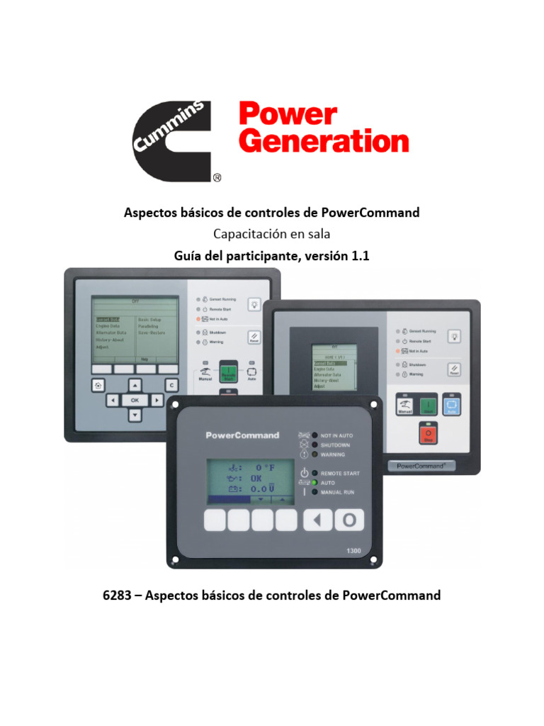6283 - Fundamentals of PowerCommand Controls - PG - ESLA - V1.1 | PDF ...
