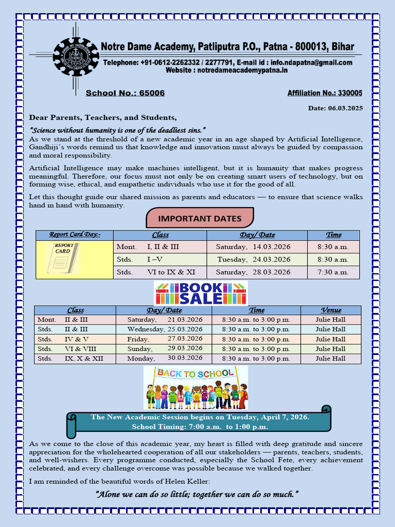 New Academic Circular - 2026-1 | PDF | Teachers | Psychology