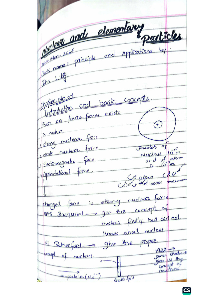 Nuclear and Elementary Particles | PDF