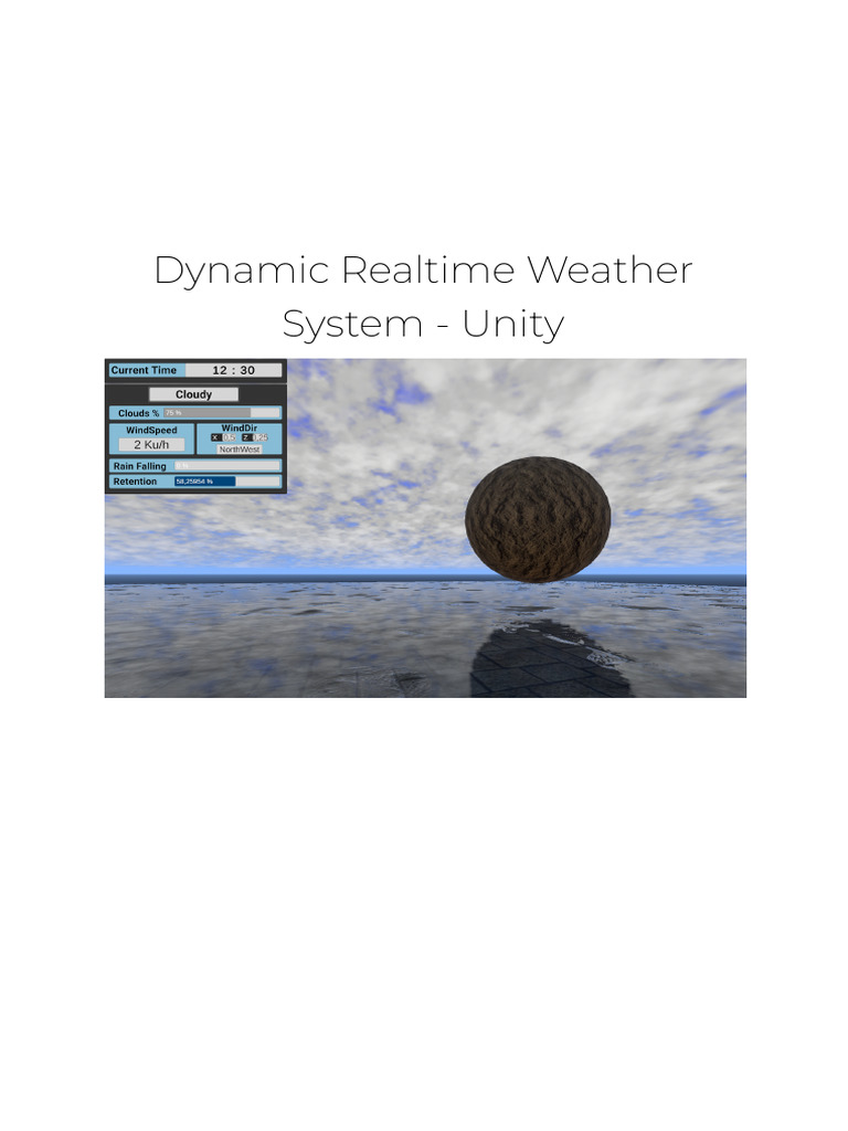 Dynamic Realtime Environment System | PDF | Texture Mapping | Hour