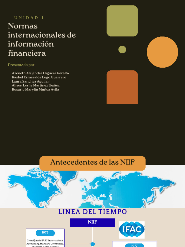 Normas internacionales de información financiera -1 | PDF | normas ...
