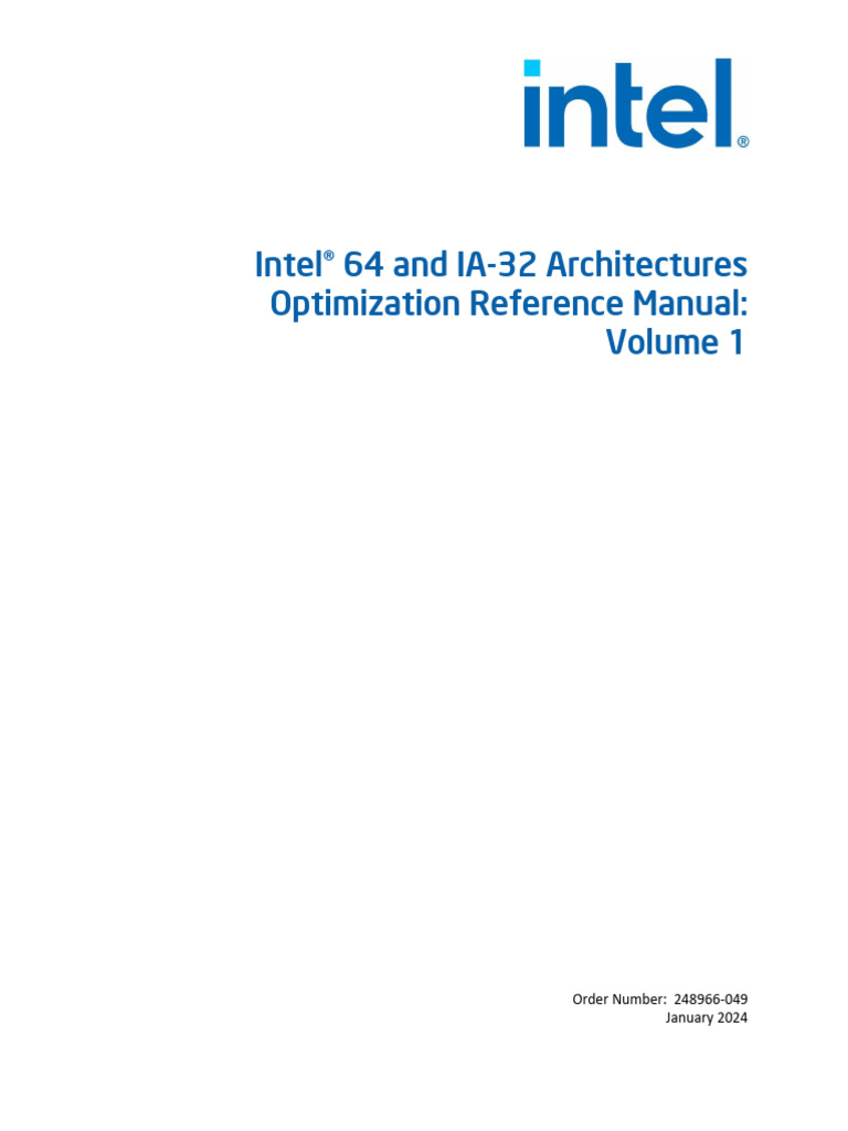 248966 Optimization Reference Manual V1 049 | PDF | Computing ...