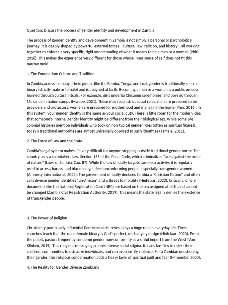 Gender Identity Development | PDF | Gender | Gender Studies