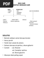 Bentuk Sediaan Obat Cair Bentuk Sediaan Obat Cair