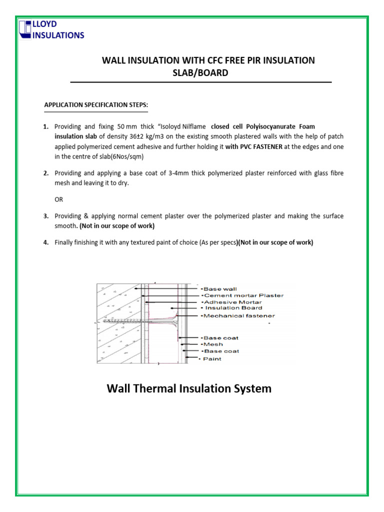 Wall Insulation | PDF