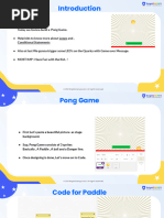 Create a Ping Pong Game in Scratch | PDF