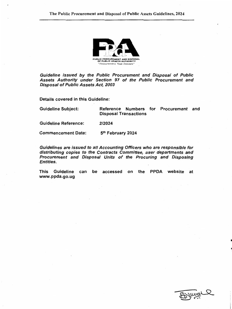 GUIDELINE-2-OF-2024-ON-REFERENCE-NUMBERS-FOR-PROCUREMENT-AND-DISPOSAL ...