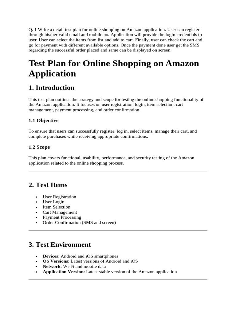 Case Study on Test Plan and Test Cases | PDF | Android (Operating ...