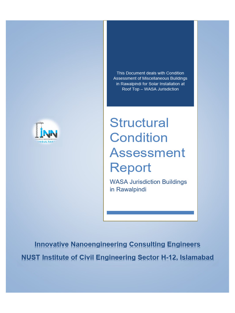Structural Condition Assesment Report | PDF | Concrete | Reinforced ...