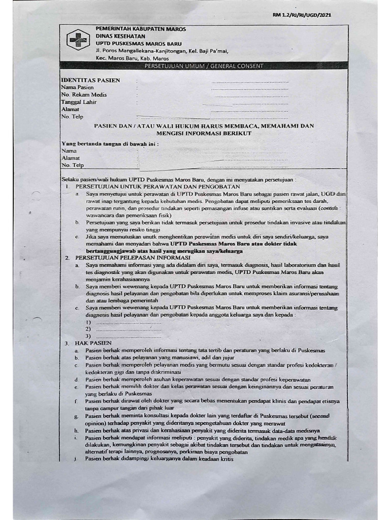 EP d. General Consent | PDF