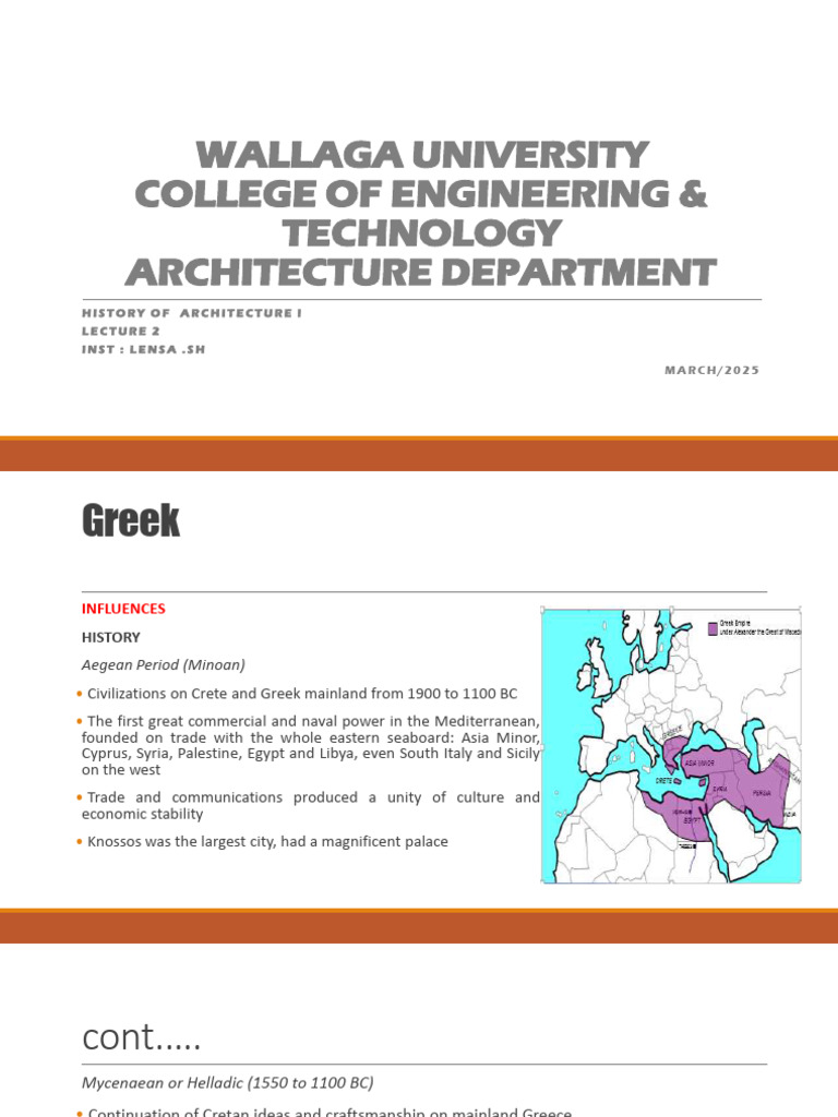 History of Architecture I Lec2 | PDF | Column | Dome
