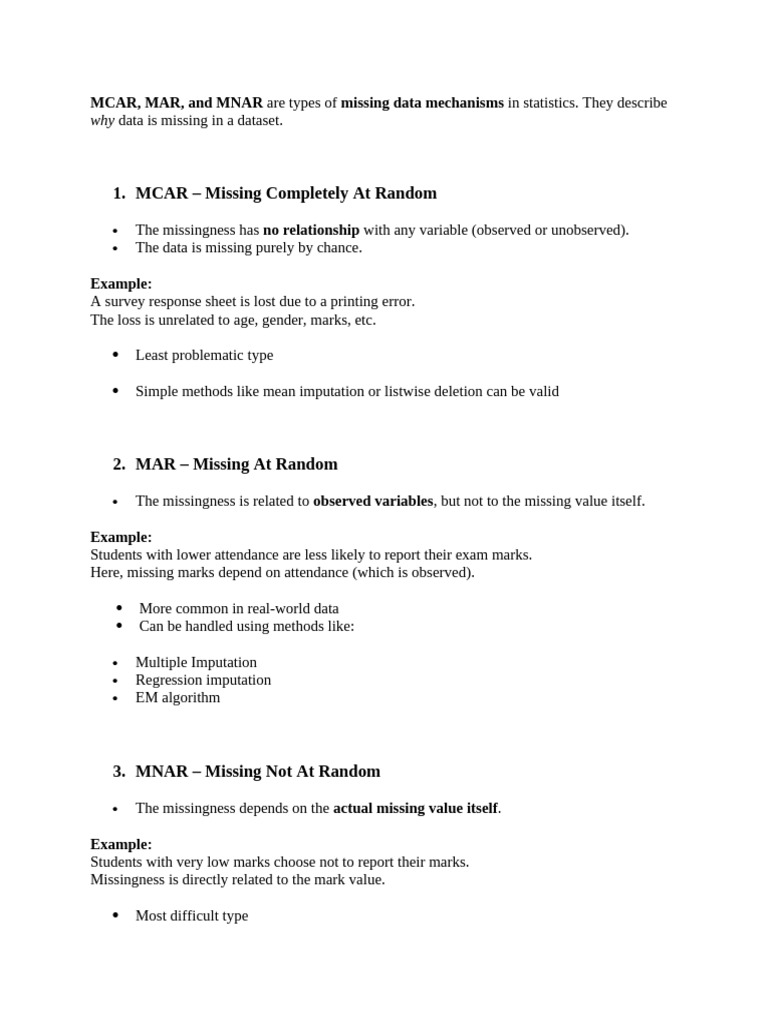 Mcar | PDF