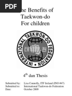 The Benefits of Taekwon-Do for Children
