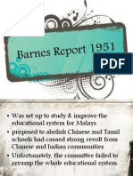 Barnes Report 1951