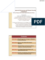 Development-Democracy-Human Security in Myanmar (Case Study July 2012)