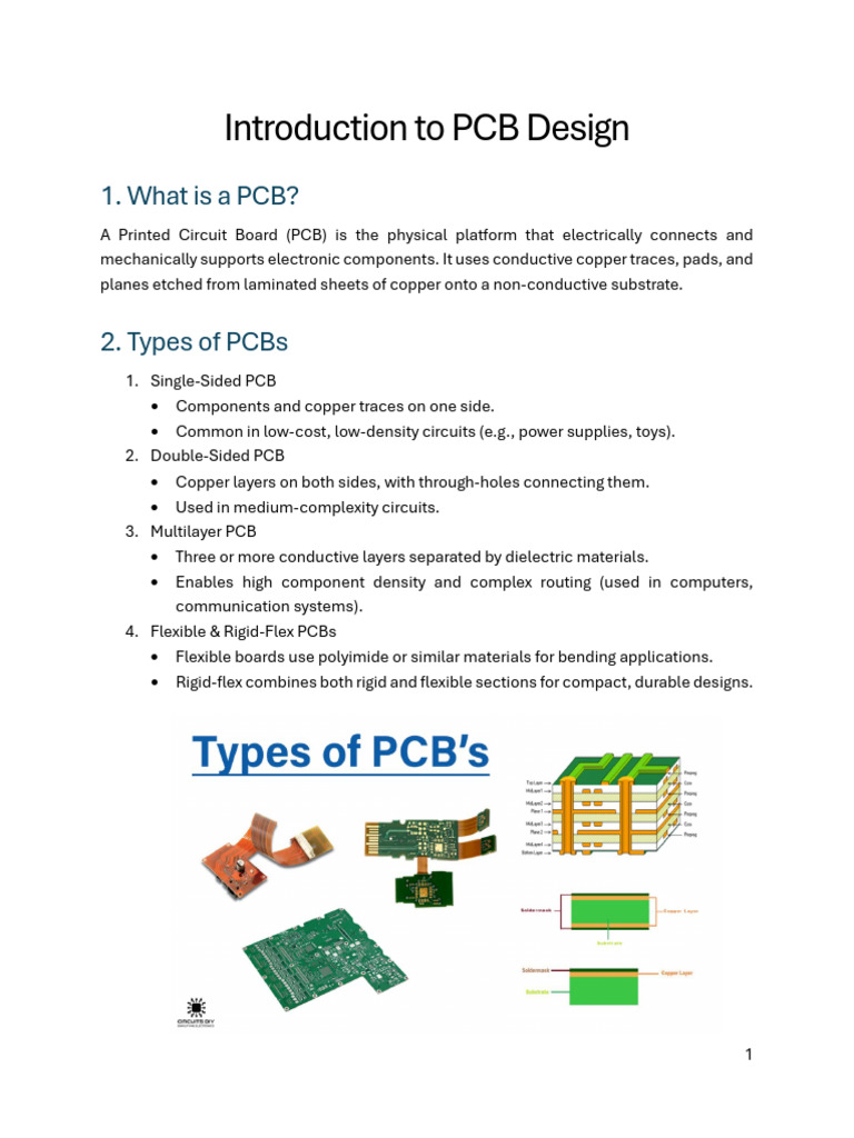 Introduction to PCB Design | PDF | Printed Circuit Board | Electricity
