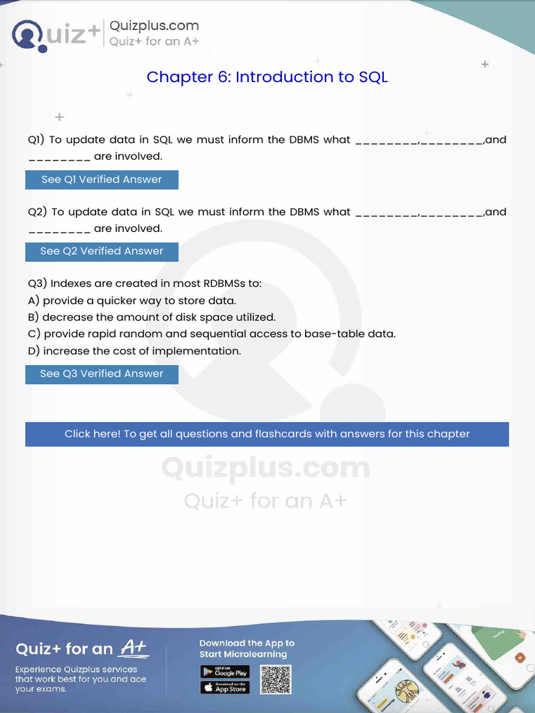 To Update Data in SQL We Must Inform the Dbms What and Are Involved ...