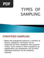 Types of Sampling