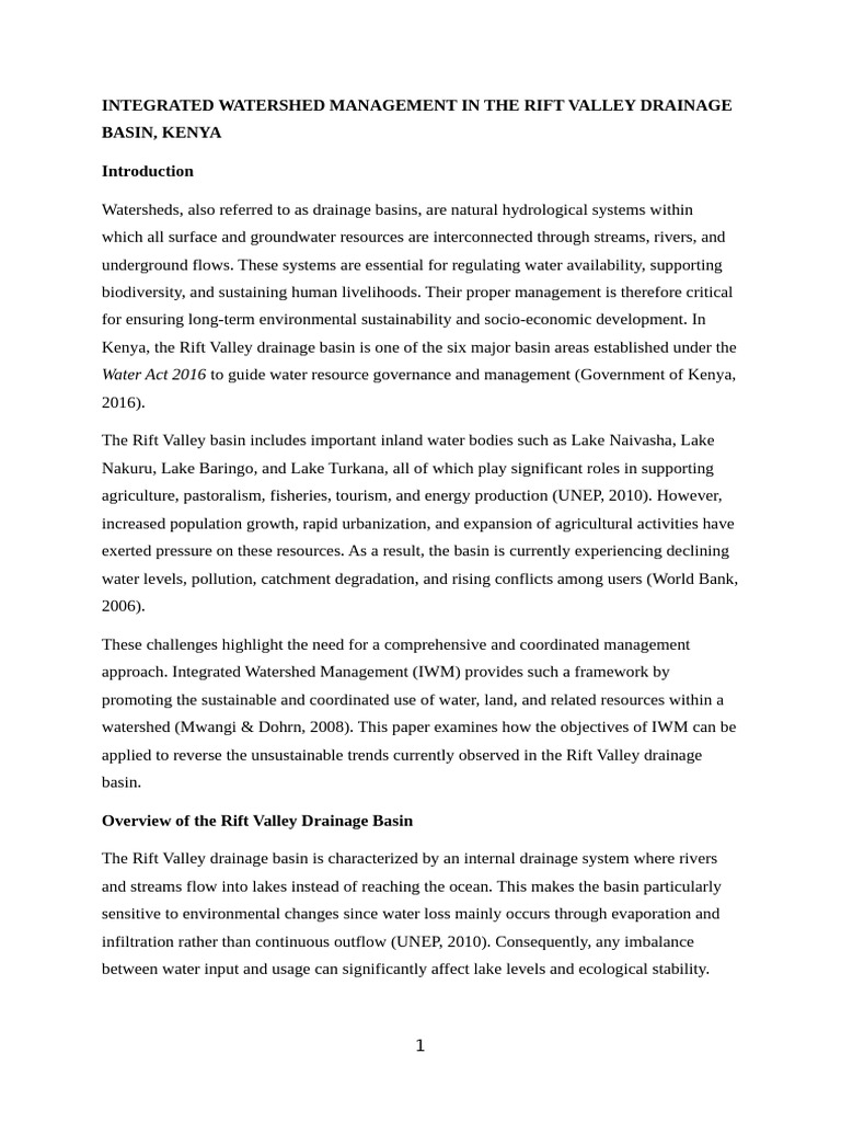 Hydrology Geo 416 | PDF | Drainage Basin | Surface Runoff