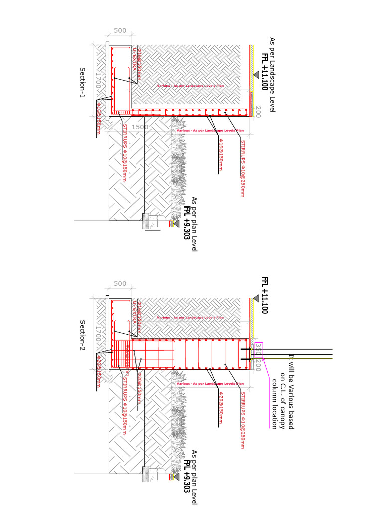 Retaining wall plan | PDF