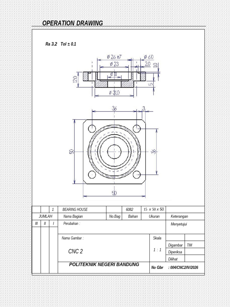 CNC2 Bushing House-1 | PDF