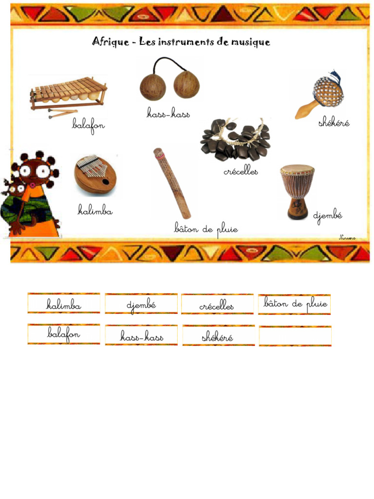 Instruments de Musique en Afrique | PDF