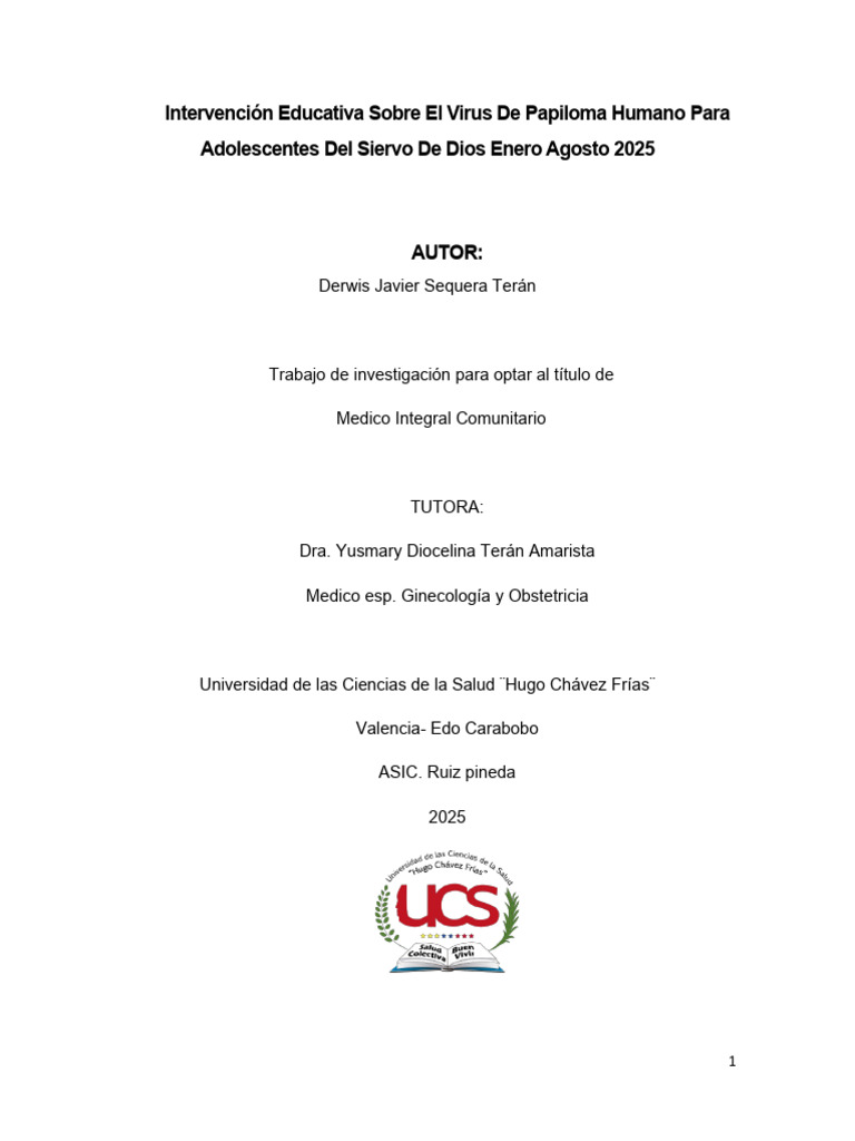 SCE de la UCS | PDF | Infección transmitida sexualmente | Cáncer de ...