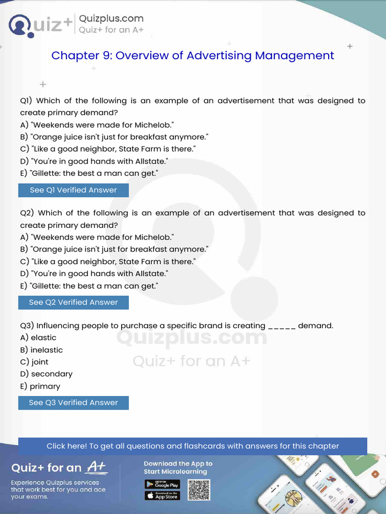Which of the Following is an Example of an Advertisement That Was ...