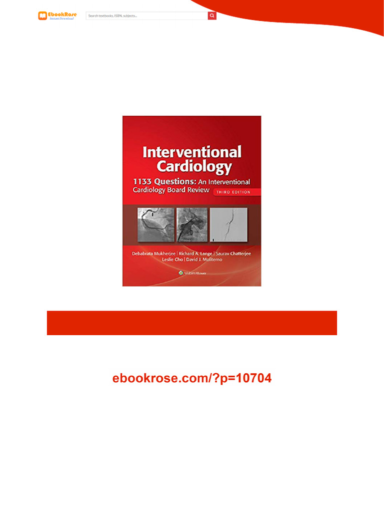 Download 1133 Questions: An Interventional Cardiology Board Review 3rd ...