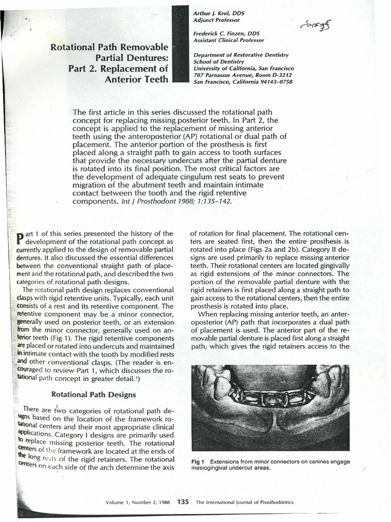 Rotation Part 2 | PDF | Dentures | Dentistry Branches
