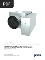 SDV Installation Manual Overview | PDF | Duct (Flow) | Equipment