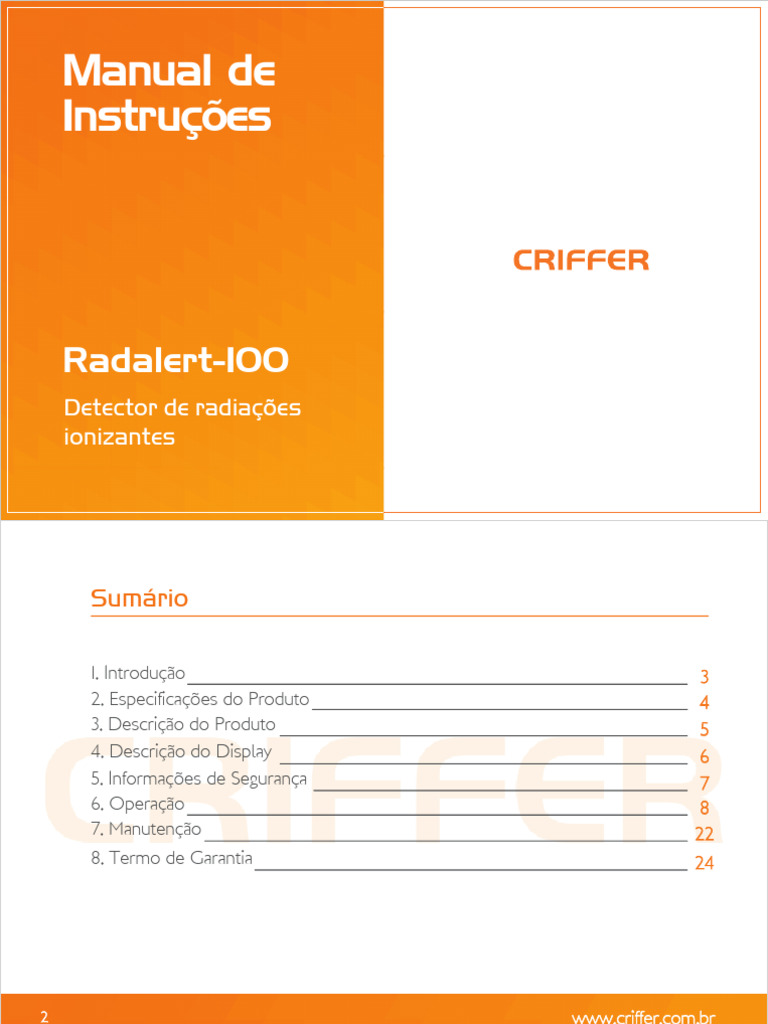 Manual de Instrucoes Radalert 100 | PDF