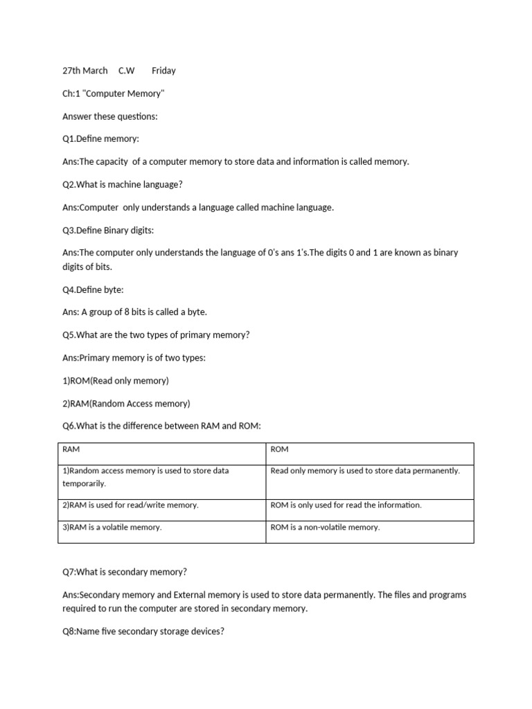 class 5 | PDF
