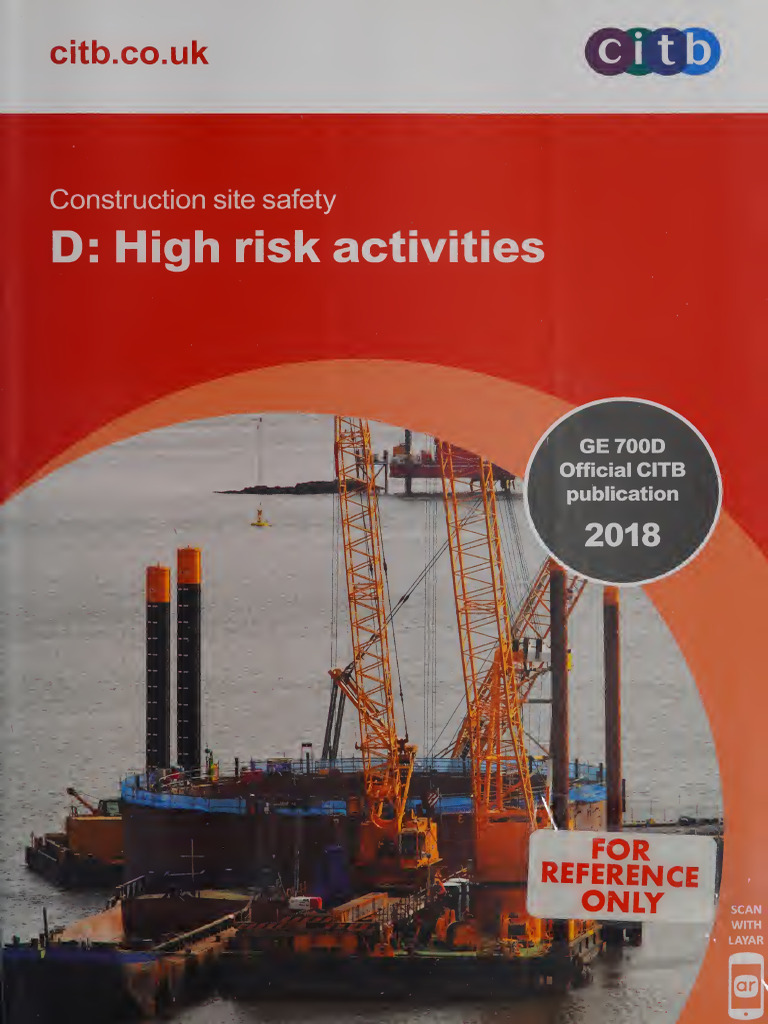 D High Risk Activities | PDF | Safety | Occupational Safety And Health