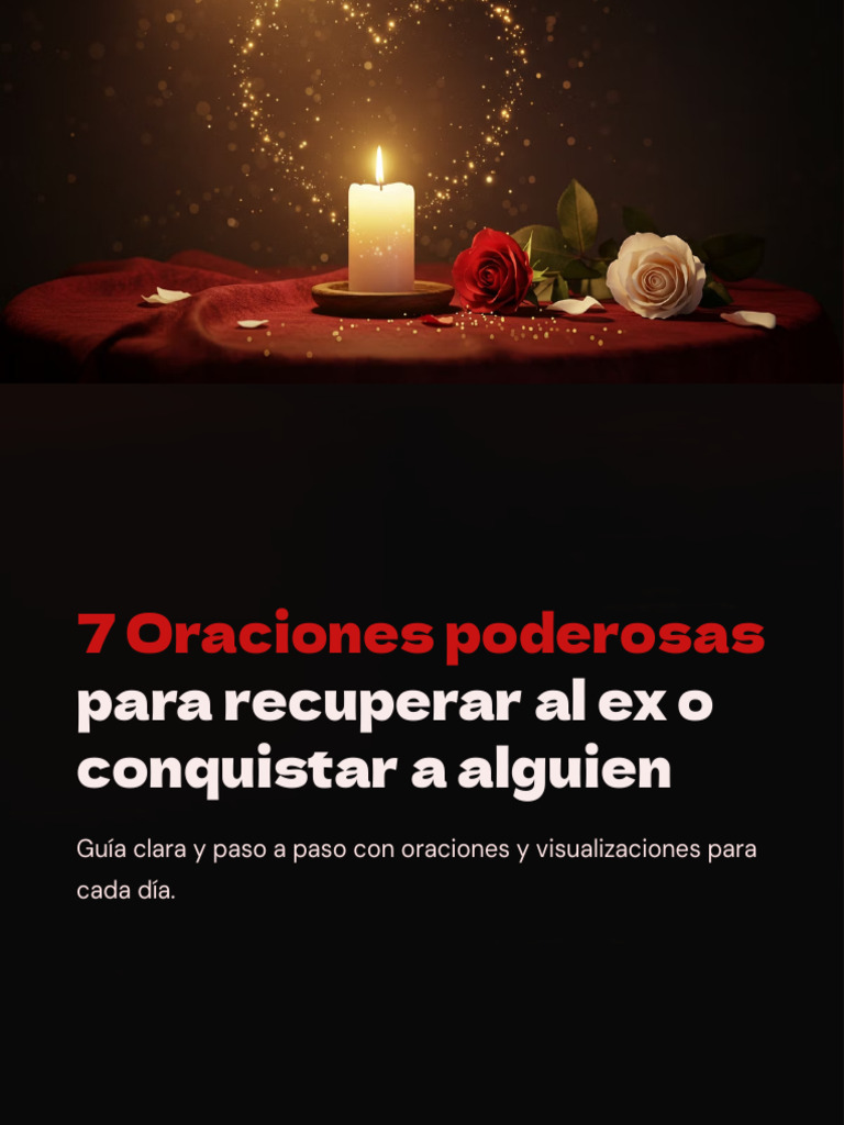 7 Oraciones Poderosas Para Recuperar Al Ex o Conquistar a Alguien | PDF ...